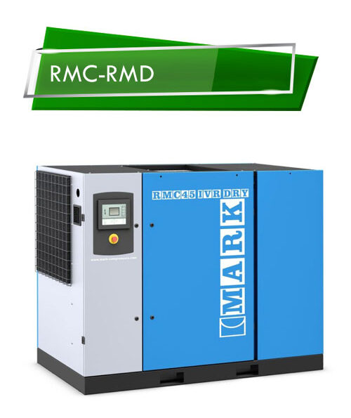 COMPRESSORE RMC-RMD DA 30 kW – 75 kW / 40 – 100 HP PORTATA 70 – 215 L/S | AirPlus Compressori