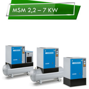 COMPRESSORE MSM DA 2,2 – 7 kW / 3-10 HP PORTATA 300 – 1000 L/MIN | AirPlus Compressori