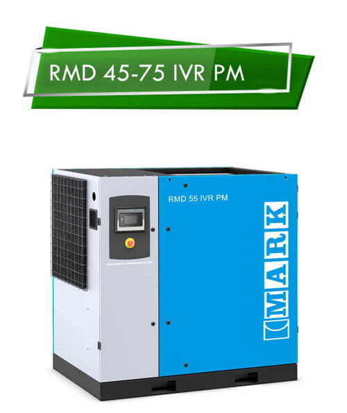 COMPRESSORE RMD IVR PM DA 45 – 75 kW / 60 – 100 HP PORTATA 1700 – 1800 L/MIN | AirPlus Compressori