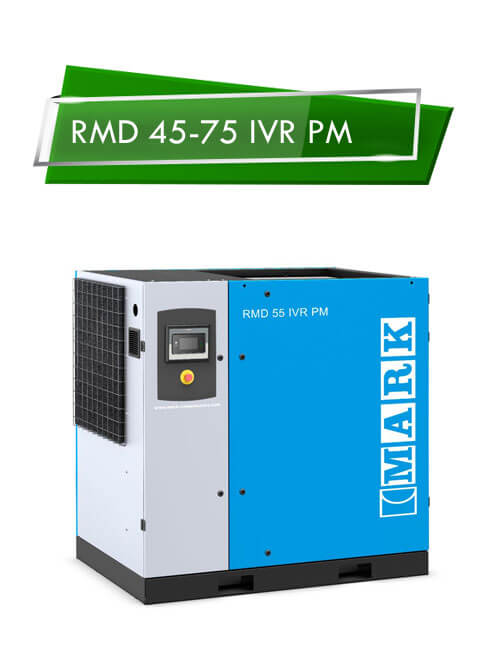 COMPRESSORE RMD IVR PM DA 45 – 75 kW / 60 – 100 HP PORTATA 1700 – 1800 L/MIN | AirPlus Compressori