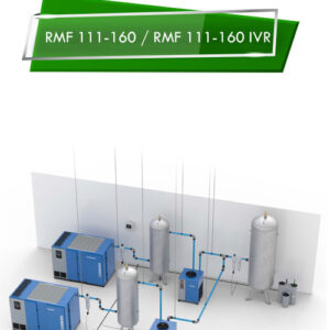 COMPRESSORE RMF / IVR DA 111-160 kW / 150 – 220 HP PORTATA 250 – 500 L/S | AirPlus Compressori